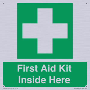 First Aid Kit Inside Here